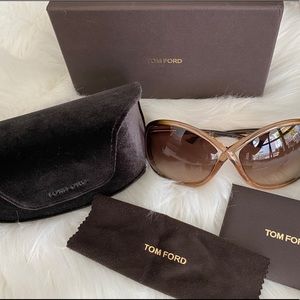 Tom Ford Whitney Open Side Round Sunglasses
